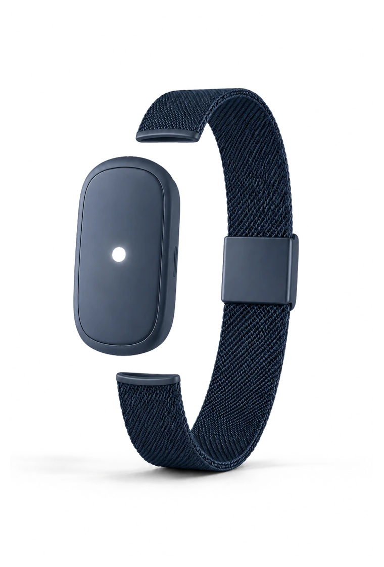 Removable Loomi parent module shown separately from the bracelet